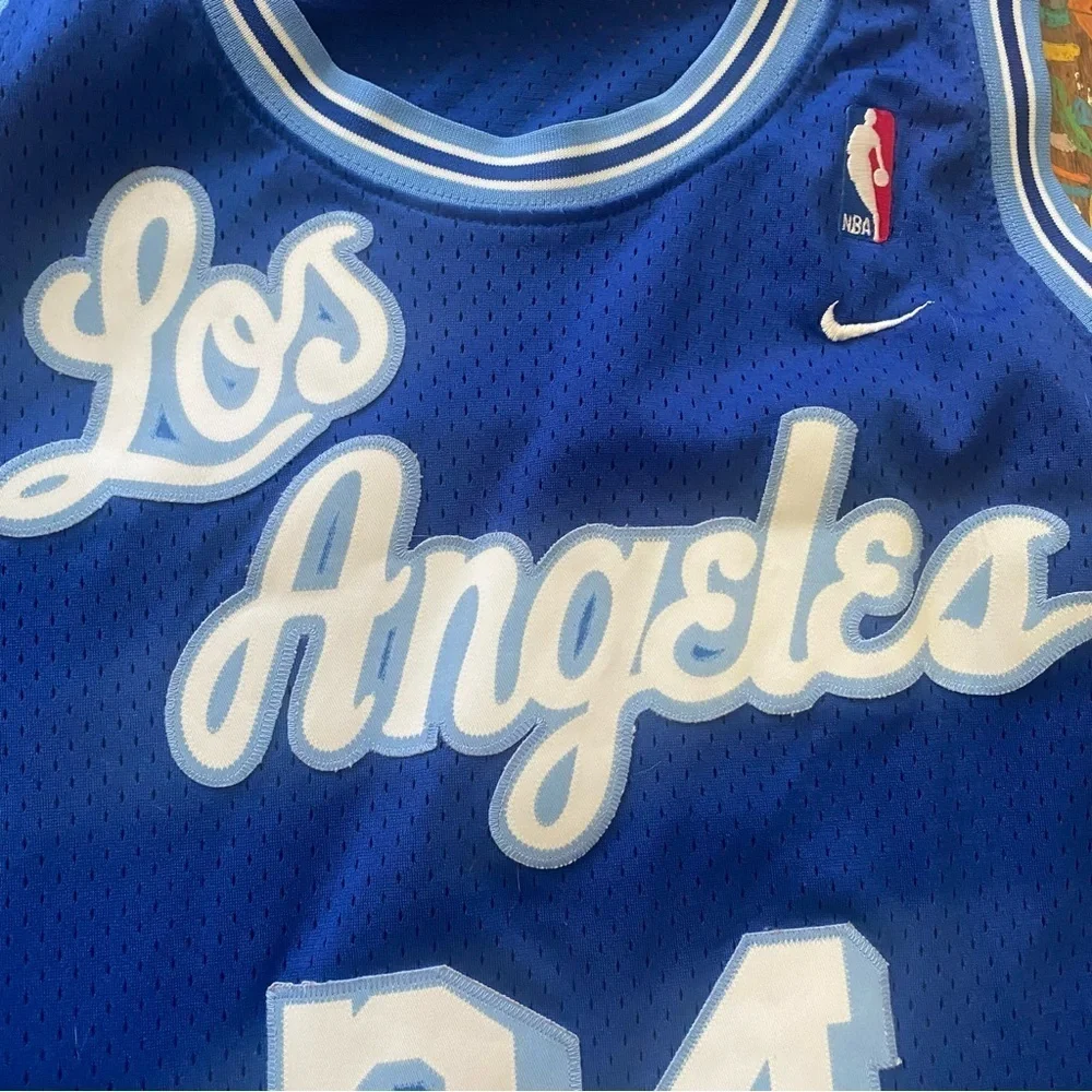 Blue Los Angeles Lakers Shaq Basketball Jersey